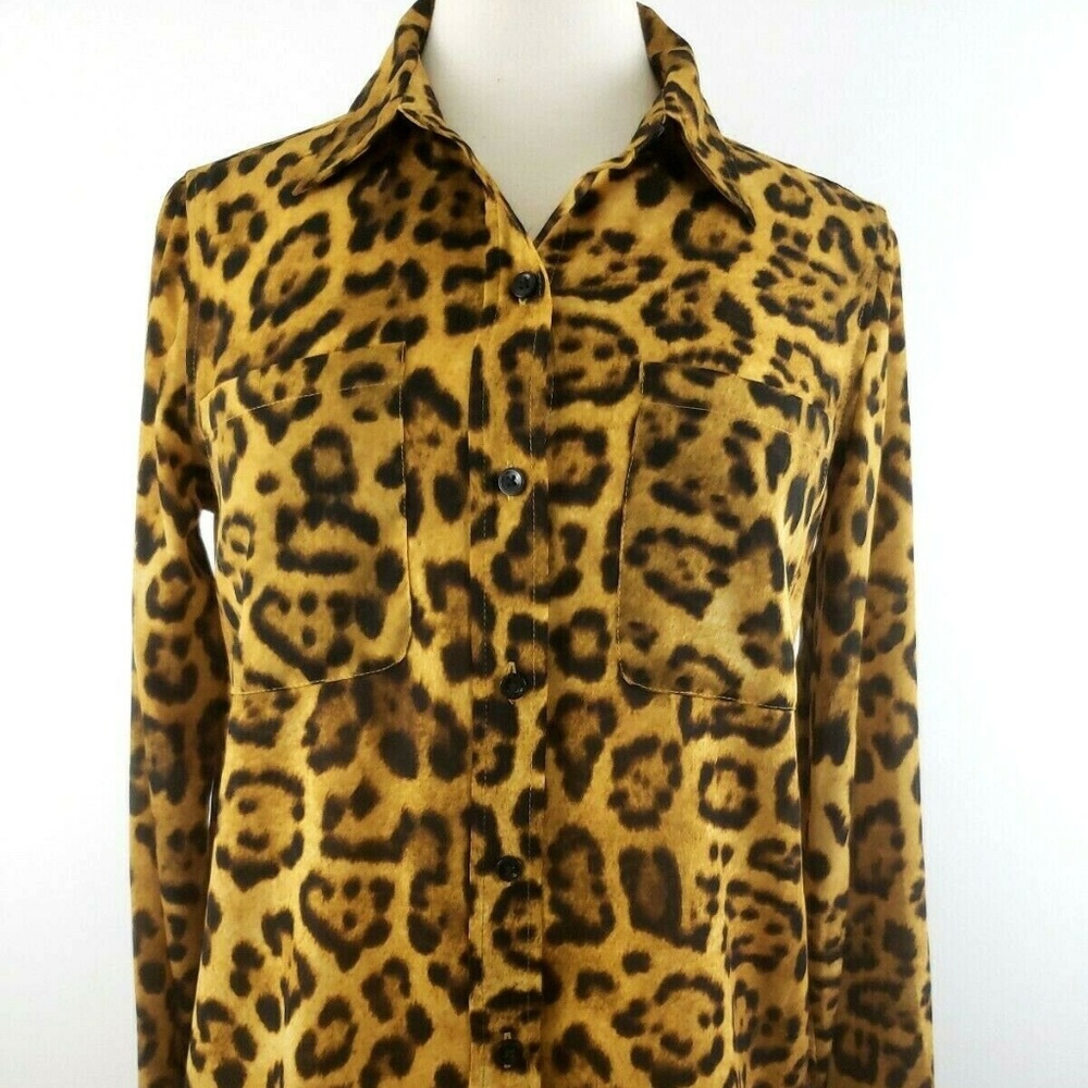 Jones New York Sport Leopard Tunic Blouse